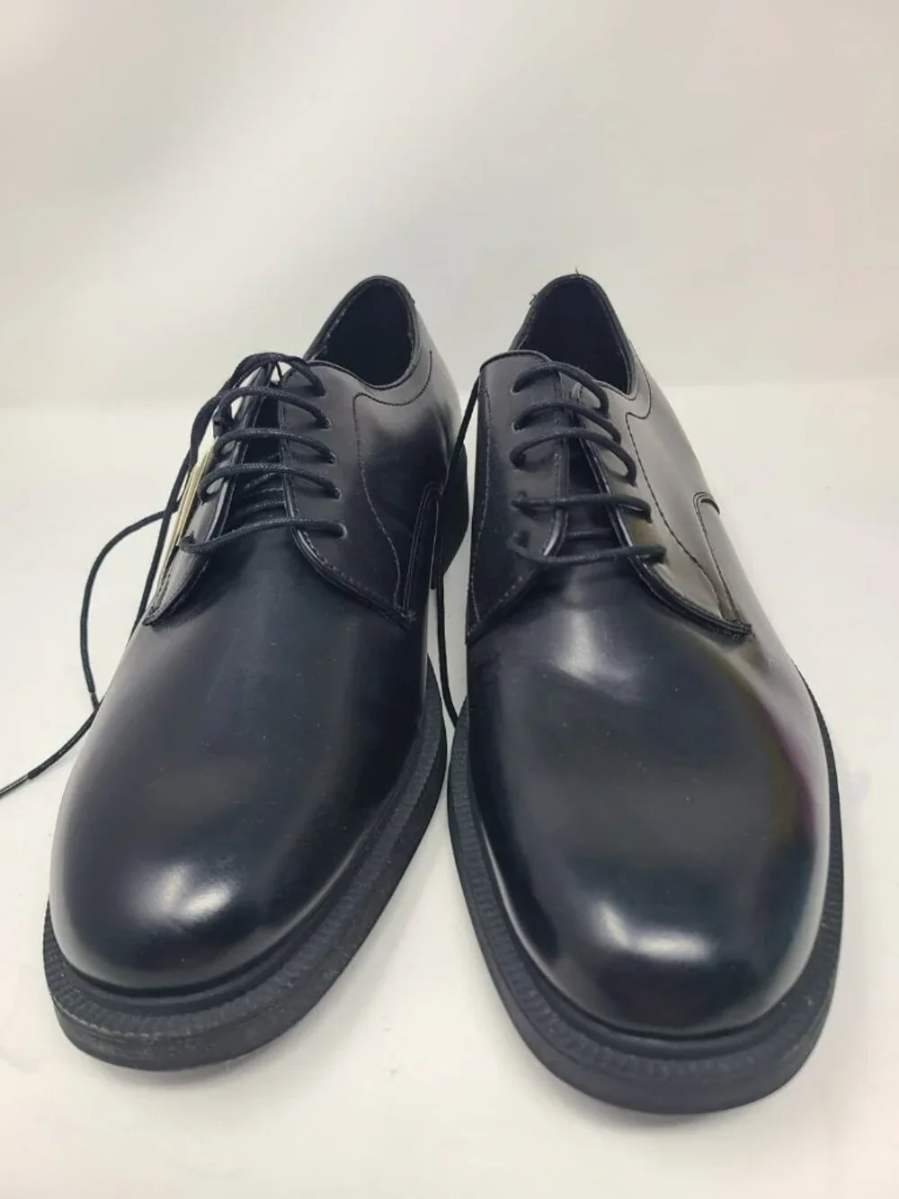 Zara Black Leather Derby Shoes Size US 12 2480/920